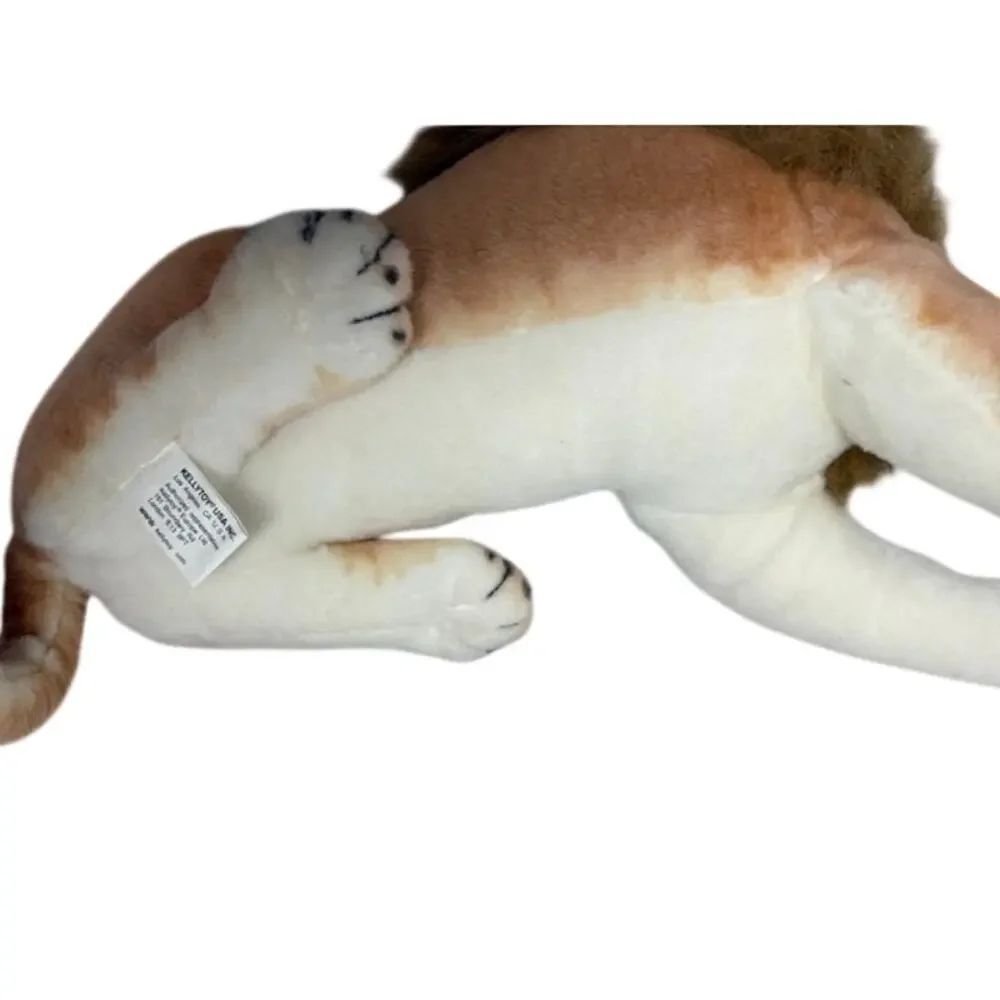 KellyToy USA Lion Plush 34" Tail to Toe Jumbo Large Jungle Friends 2000 - Picture 5 of 10
